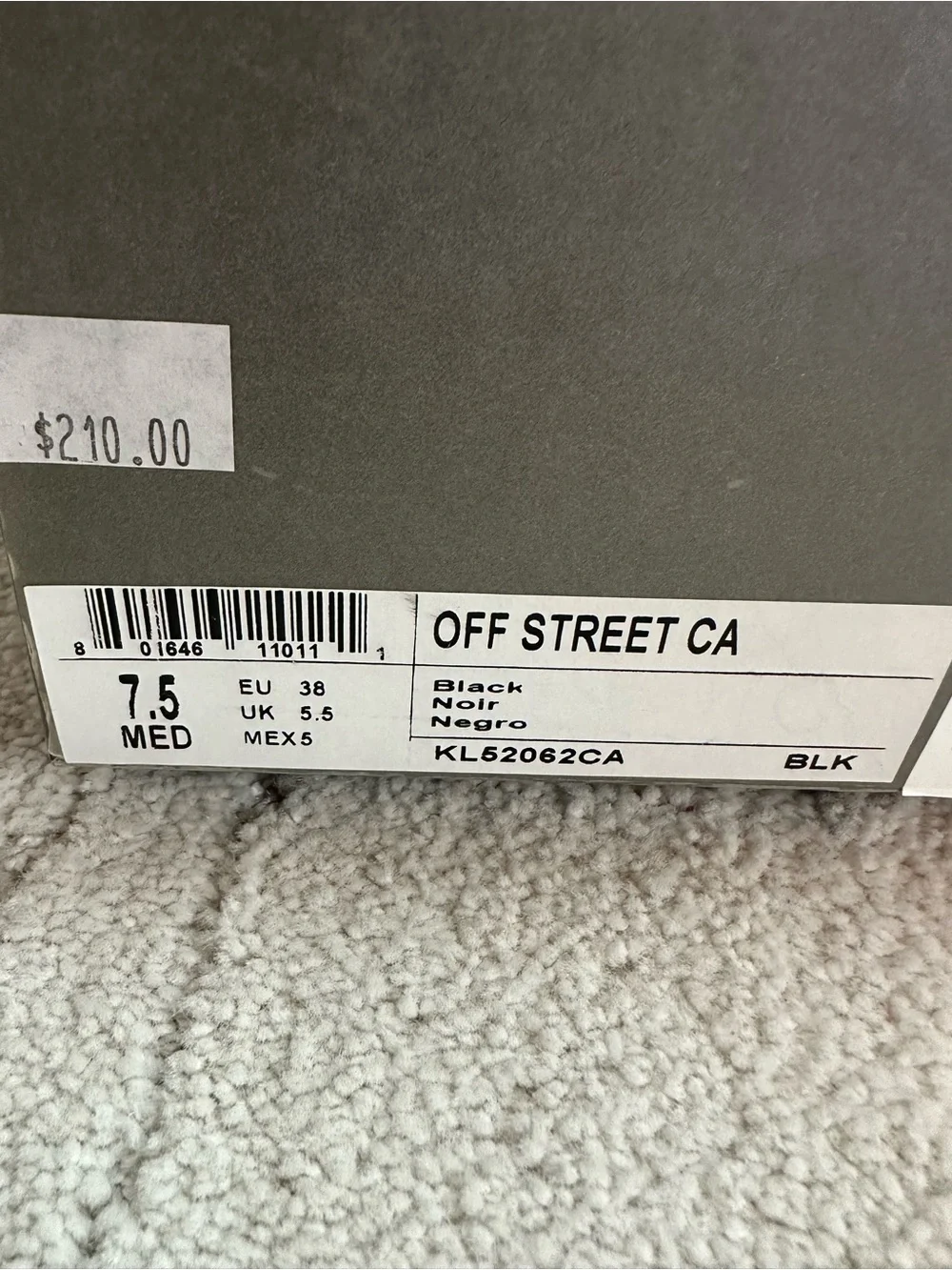 NIB Kenneth Cole Black Leather Strappy High-Heel - Women
